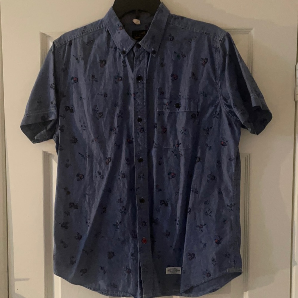Men’s button up shirt.